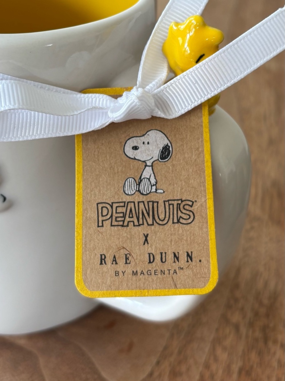 Rae Dunn x Peanuts Mug Snoopy Woodstock Happiness Is - Picture 4 of 13